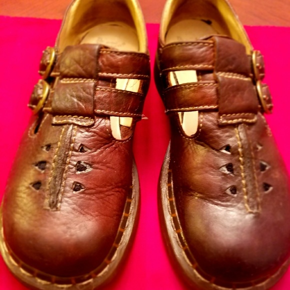 Dr. Martens Shoes - Dr. Marten's Brown Mary Janes